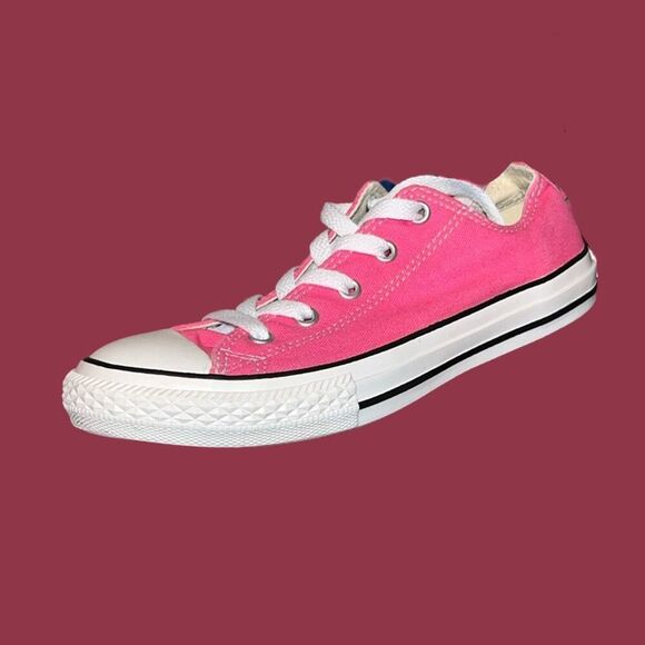 Converse Chuck Taylor All Star Lo Sneaker Little Kids’ Bubble Gum Pink Size 3 - Picture 2 of 8